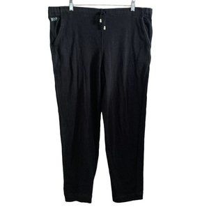 Vintage Escada Sport Sweat Pants Women's 38 Black Stretch